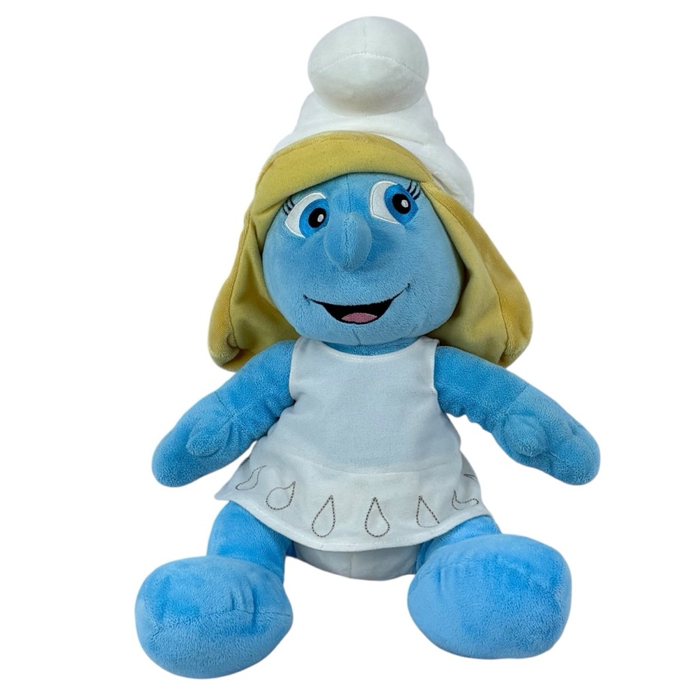 BAB Build A Bear 2011 The Smurfs 18” Smurfette With Dress